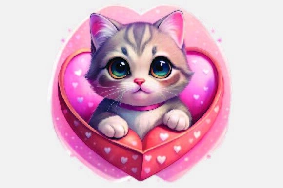 Cat Lover Christmas PNG in Illustrations