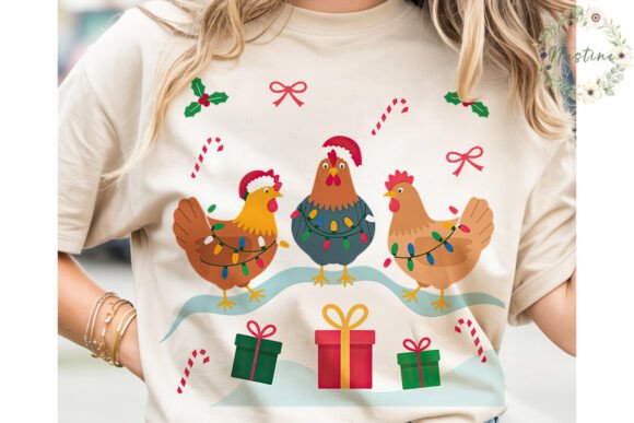 Christmas Chickens Sublimation Design Review