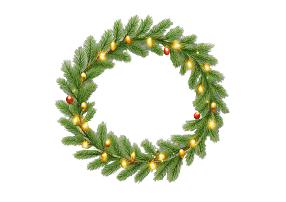 Christmas Garland with Fir Branches Png Review: Elevating Seasonal Illustrations
