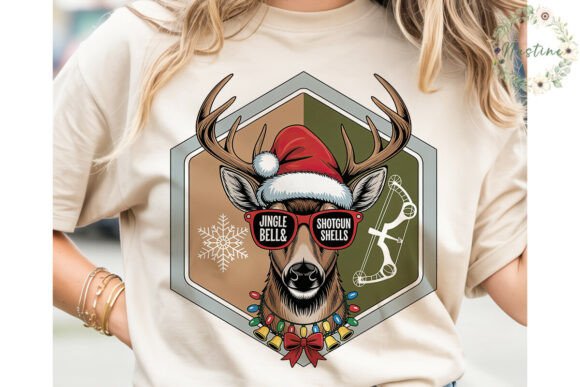 Christmas Hunting Deer PNG Clipart: A Designer’s Review for Branding and Illustrations