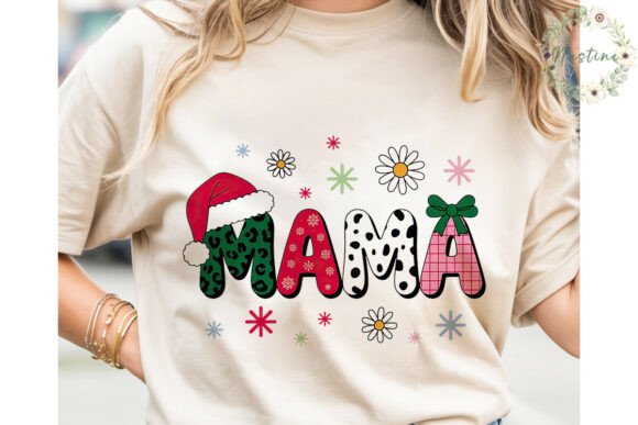 Christmas Mama Leopard PNG Clipart: A Designer’s Take on Seasonal Illustrations