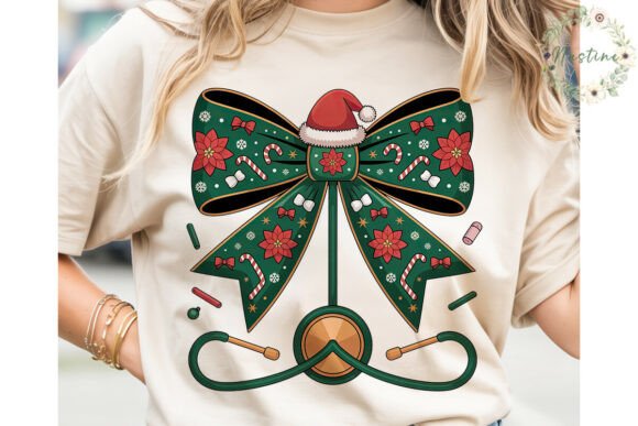 Christmas Stethoscope Sublimation Design for Illustrations