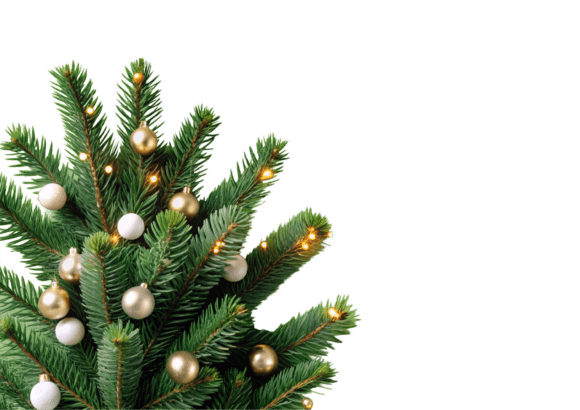 Christmas Tree Clipart PNG Design for Illustrations