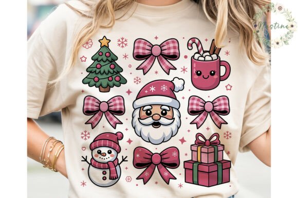 Cute Christmas Elements PNG Clipart and Illustrations