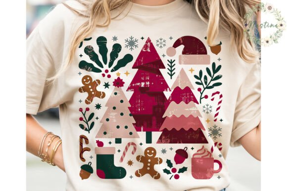Distressed Christmas Elements PNG Review for Brand Identity