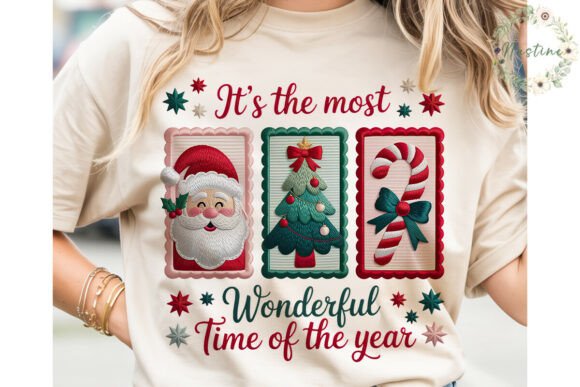 Festive Christmas Patchwork PNG Clipart