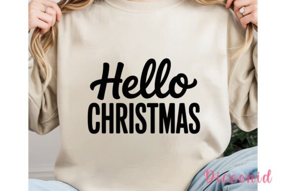 Hello Christmas Text Sublimation Design Review