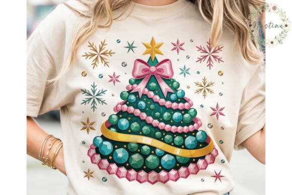 Jeweled Mosaic Christmas Tree PNG: A Designer’s Review for Seasonal Illustrations