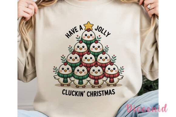 Jolly Cluckin Christmas Chicks PNG Review