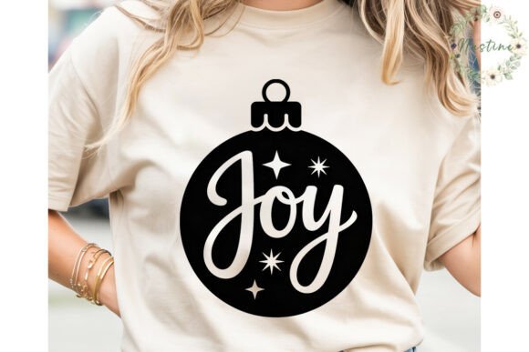 Joy Christmas Ornament PNG Clipart for Illustrations