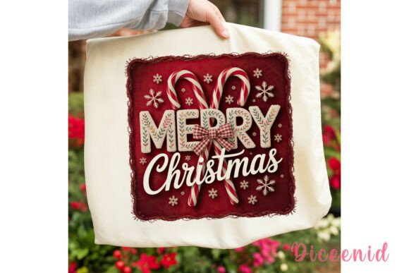 Merry Christmas Candy Canes PNG Clipart for Illustrations