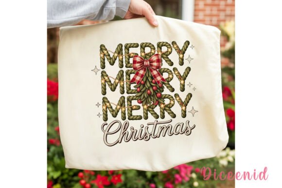 Rope Christmas Tree Sublimation Design for Illustrations