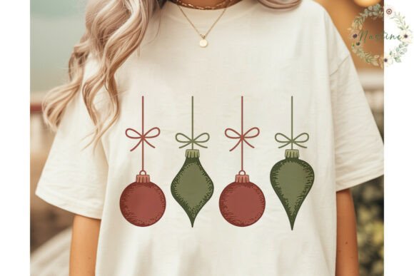 Simple Christmas Ornaments PNG Clipart: Essential Illustrations for Seasonal Branding